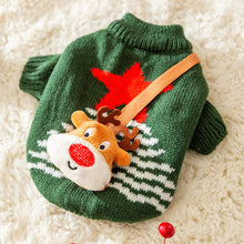 Load image into Gallery viewer, Reindeer Cat Sweater | Cute Christmas Sweater for Cats &amp; Kittens | MissyMoMo
