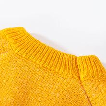 Load image into Gallery viewer, Cuddly Bear Cat Sweater | Yellow Winter Sweater for Cats &amp; Kittens | MissyMoMo
