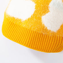 Load image into Gallery viewer, Cuddly Bear Cat Sweater | Yellow Winter Sweater for Cats &amp; Kittens | MissyMoMo
