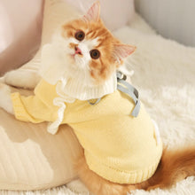 Load image into Gallery viewer, Cat in Cute Yellow Sweater | MissyMoMo
