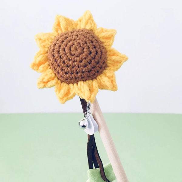 Sunflower Cat Wand Toy | Toys for Cats & Kittens | MissyMoMo