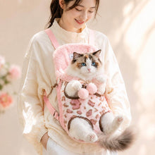 Load image into Gallery viewer, TouchDog Front Carry Cat Carrier with Ragdoll Cat | Front Cat Carrier Backpack | MissyMoMo
