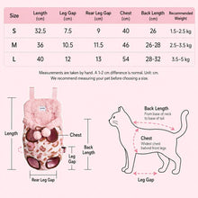 Load image into Gallery viewer, TouchDog Front Carry Cat Carrier Size Guide | Cat Carrier Sizing Chart | MissyMoMo
