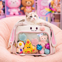 Load image into Gallery viewer, TouchDog Mallow Cat Backpack with Cat Toys | MissyMoMo
