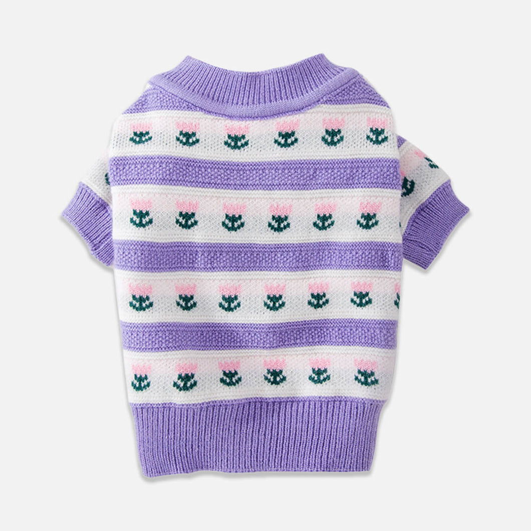 Tulip Cat Cardigan | Cute Sweater for Kittens & Cats | MissyMoMo