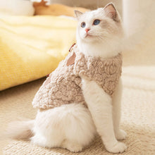 Load image into Gallery viewer, Cat in Brown Fleece Jacket | MissyMoMo
