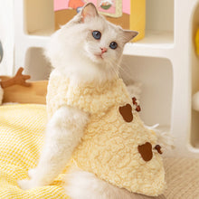 Load image into Gallery viewer, Cat in Yellow Fleece Jacket | MissyMoMo
