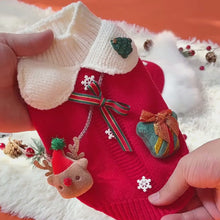Load and play video in Gallery viewer, Christmas Sweater for Cats | Merry Catmas Cat Sweater | Cat in Christmas Sweater | MissyMoMo
