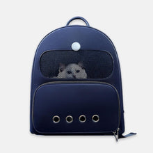 Load image into Gallery viewer, Aprilone Blue Cat Backpack for Carrying Cat | MissyMoMo
