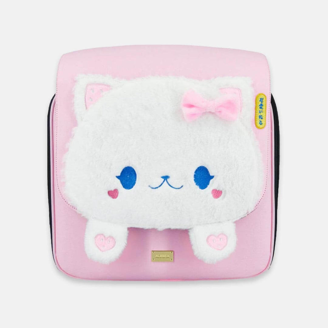 Arkika Whiskers Wonders Pink Cat Backpack for Girls | MissyMoMo