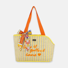 Load image into Gallery viewer, Arkika Woven Cat Carrier | Yellow Pet Carrier Shoulder Bag | MissyMoMo
