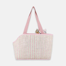 Load image into Gallery viewer, Arkika Woven Cat Carrier | Pink Pet Carrier Shoulder Bag | MissyMoMo
