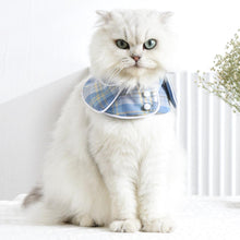 Load image into Gallery viewer, Back to School Cat Bib | Cat with Collar | MissyMoMo
