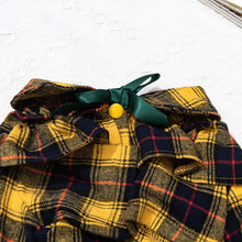 Load image into Gallery viewer, Bella Cat Shirt | Yellow Plaid Shirt for Cats | MissyMoMo
