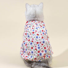 Load image into Gallery viewer, Daisy Cat Dress &amp; Bow Set | Cat in Dress | Cat Clothes | MissyMoMo
