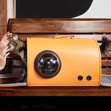 Load image into Gallery viewer, Fancy Poupée Cat Carrier | Designer Leather Pet Carrier | MissyMoMo
