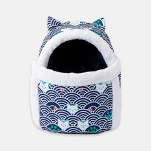 Load image into Gallery viewer, Blue Cat Traveling Backpack | 2-in-1 Travel Bag for Cats | MissyMoMo
