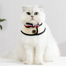 Load image into Gallery viewer, Gentlemeow Cat Bib | Cat with Collar | MissyMoMo
