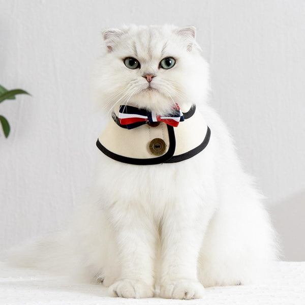 Gentlemeow Cat Bib | Cat with Collar | MissyMoMo