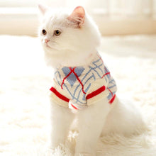 Load image into Gallery viewer, Gentlemeow Cat Sweater | Preppy Sweater for Cats | MissyMoMo
