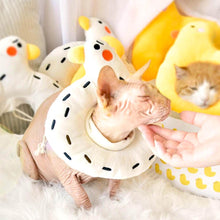 Load image into Gallery viewer, Goose Elizabethan Collar | Sphynx Cat with E Collar | MissyMoMo
