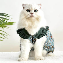 Load image into Gallery viewer, Jasmine Cat Dungarees | Dungarees for Cats | Cat Clothes | MissyMoMo
