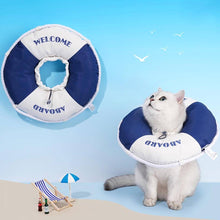 Load image into Gallery viewer, Lifebuoy Elizabethan Collar for Cats | Cute E Collar | MissyMoMo
