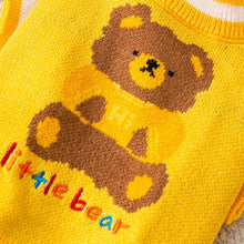 Load image into Gallery viewer, Little Bear Cat Sweater | Yellow Sweater for Cats | Cat Apparel | MissyMoMo

