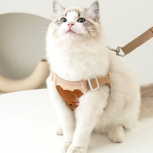 Load image into Gallery viewer, Cat in Brown Vest Harness | MissyMoMo
