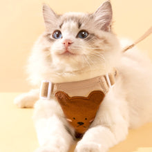 Load image into Gallery viewer, Cat in Brown Vest Harness | MissyMoMo
