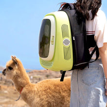 Load image into Gallery viewer, MoMo Space Cat Backpack | Hard-Sided Pet Carrier | MissyMoMo

