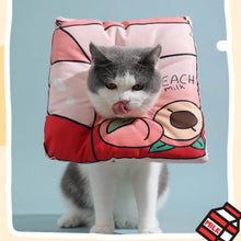 Load image into Gallery viewer, Peach Milk Elizabethan Collar for Cats | Cat with Cute E Collar | MissyMoMo
