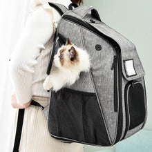 Load image into Gallery viewer, Urban Wanderer Cat Backpack for Carrying Cat | Carrying Cat in Backpack | MissyMoMo
