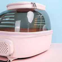 Load image into Gallery viewer, Castronaut Space Cat Backpack | Pink Cat Backpack with Window | MissyMoMo
