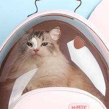 Load image into Gallery viewer, Castronaut Space Cat Backpack | Cat in Pink Bubble Cat Backpack | MissyMoMo
