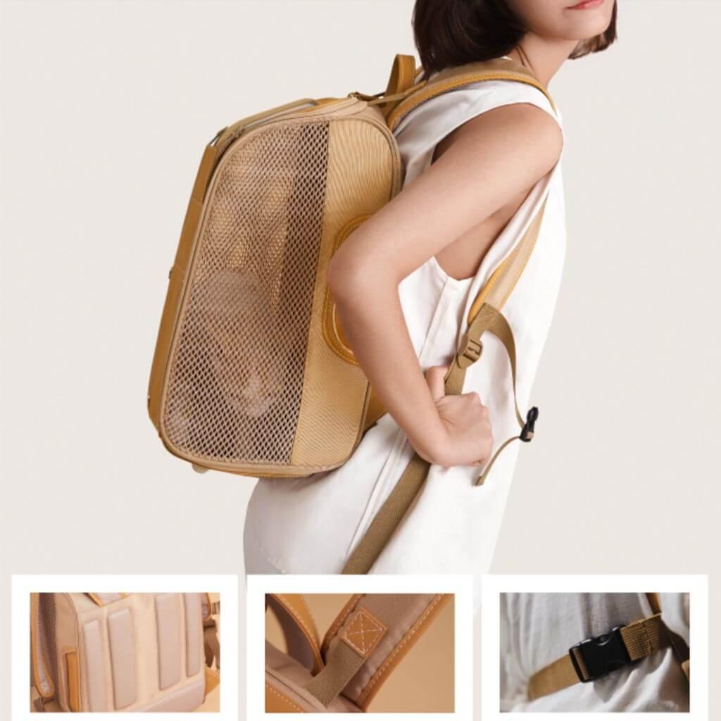cat leather backpack Vintage Carrier Bag Travel Your new favorite bag is here GCDS | Cat Bag