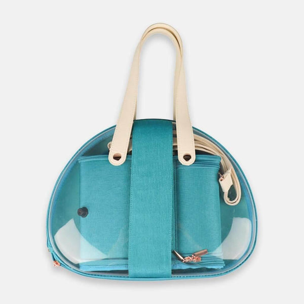 MiniMo Cat Carrier | Blue Cat Travel Carrier | MissyMoMo