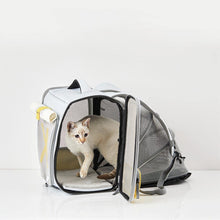 Load image into Gallery viewer, Petkit Expandable Cat Backpack | Gray Cat Travel Bag | MissyMoMo
