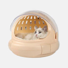 Load image into Gallery viewer, PSM Spaceship Cat Carrier | Hard Cat Travel Carrier | MissyMoMo
