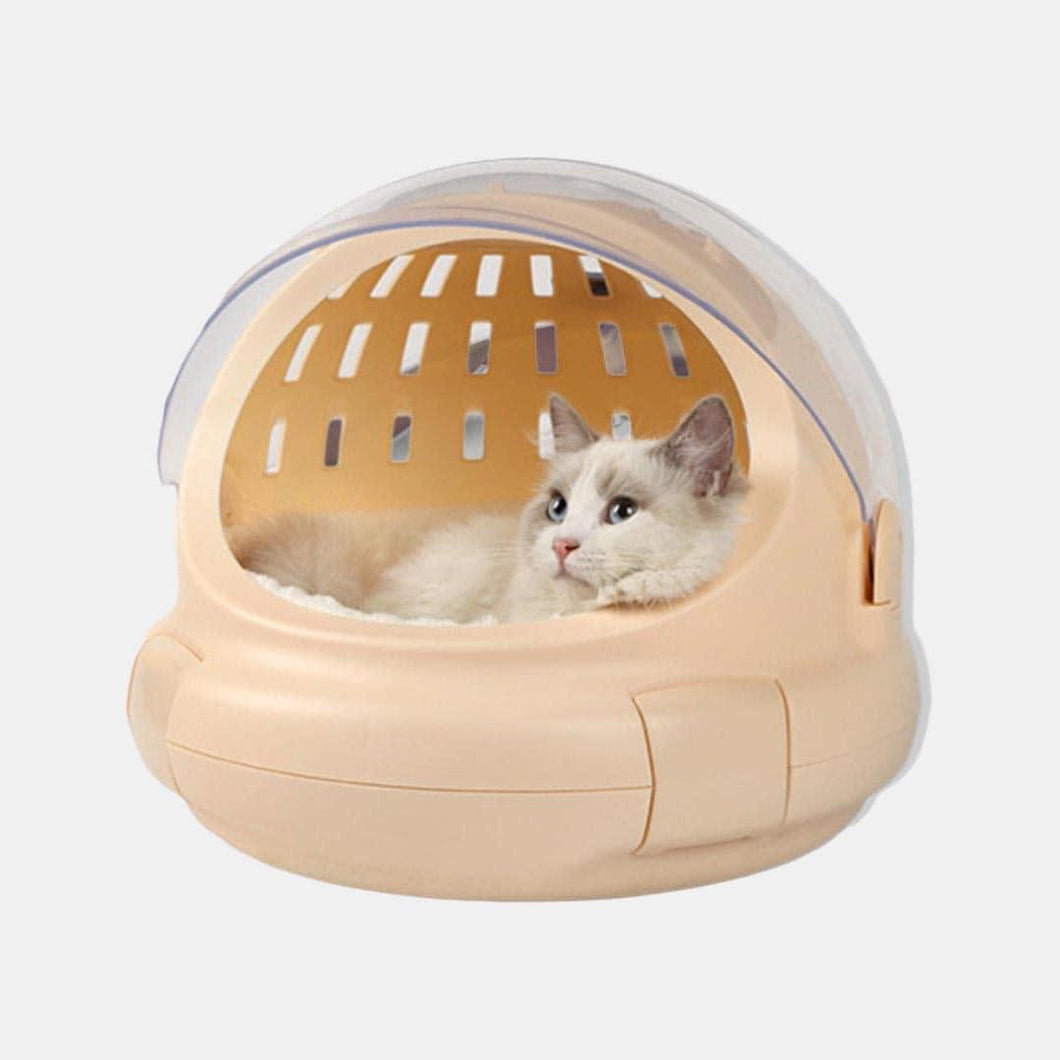 PSM Spaceship Cat Carrier | Hard Cat Travel Carrier | MissyMoMo