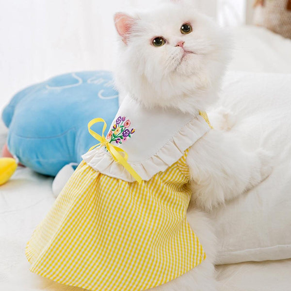 Sunny Cat Dress | Cat Clothes | Cat in Dress | MissyMoMo