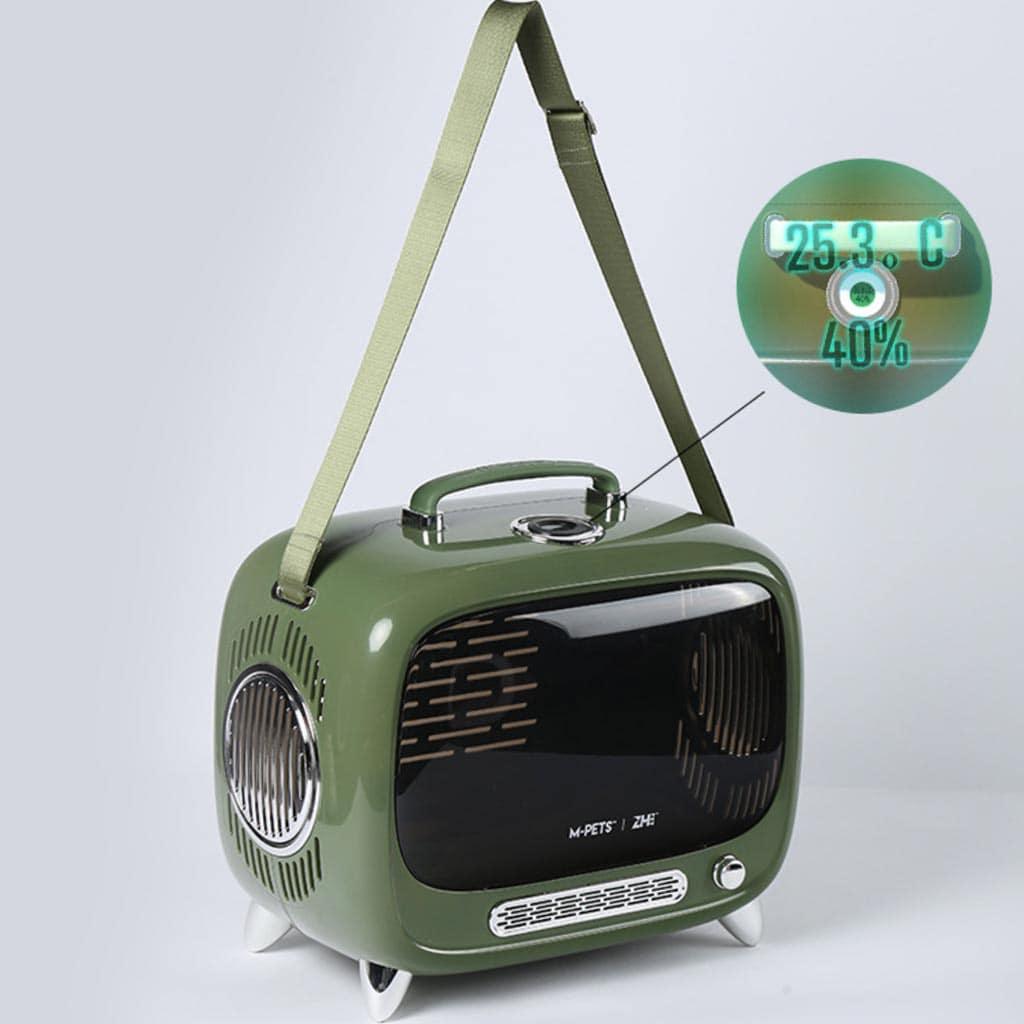 TellyMoMo Cat Carrier | Olive Green Cat Carrier for Travel | MissyMoMo